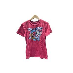 Tom and Jerry T Shirt Size Medium (M) Red